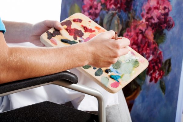 Konstnärer med funktionshinder